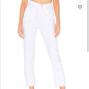 Agolde Riley High Rise Straight Crop